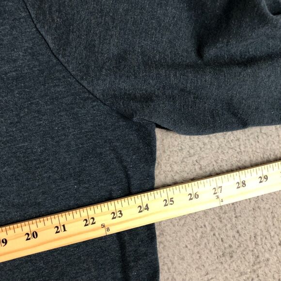 Eddie Bauer Hoodie Mens 2XLarge Blue Preppy Normcore Full Zip Sweatshirt - Picture 5 of 6